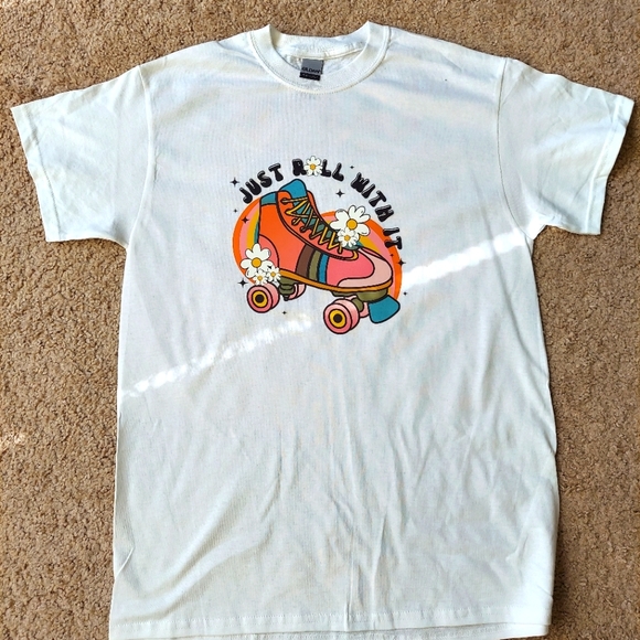 Roll with it Unisex T Shirt - Picture 1 of 3